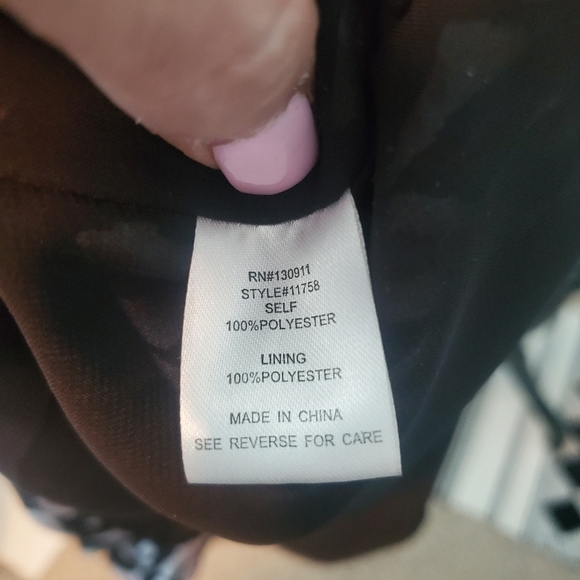 DANIEL RAINN sleeveless tunic diamond pattern pink black women's size small - Picture 10 of 10